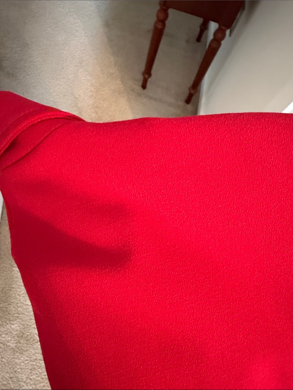 Zara Vibrant Red Double-Breasted Blazer with Gold Buttons - Picture 9 of 11